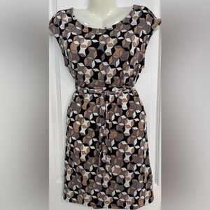 Banana Republic Factory Geometric Patterned Dress - Size M EUC